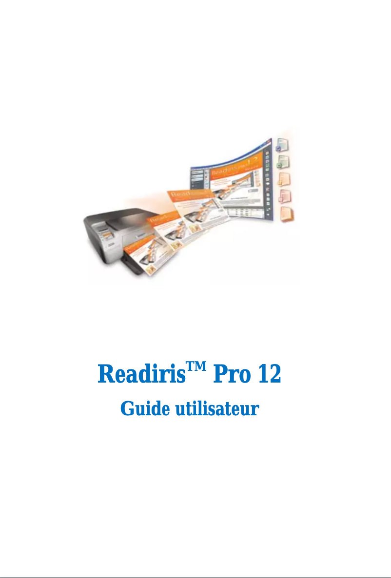 Image de la première page du manuel de l'appareil Readiris Pro 12