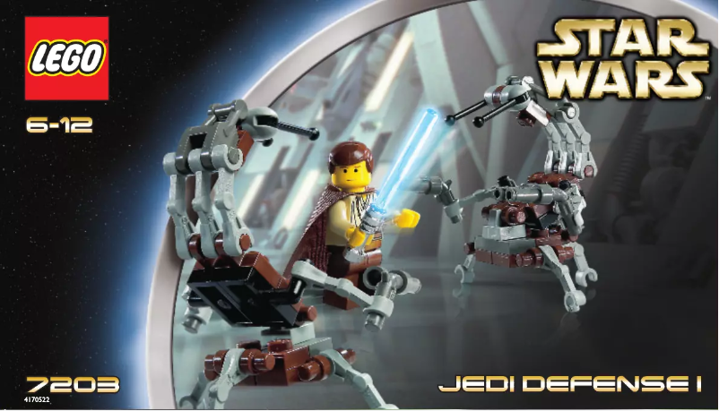 Page n°1 - Manuel utilisateur Lego Star Wars Jedi Defence 7203