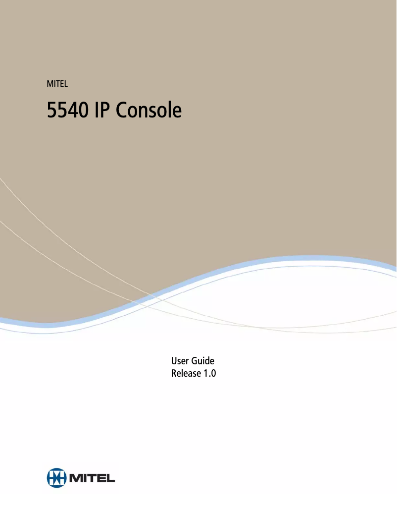 Page 1 de la notice Manuel utilisateur Mitel 50005711