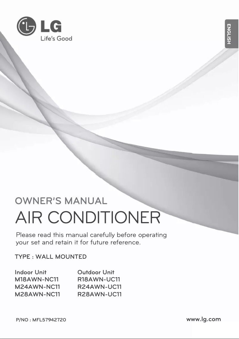 Page n°1 - Manuel utilisateur LG M28AWN-NC11
