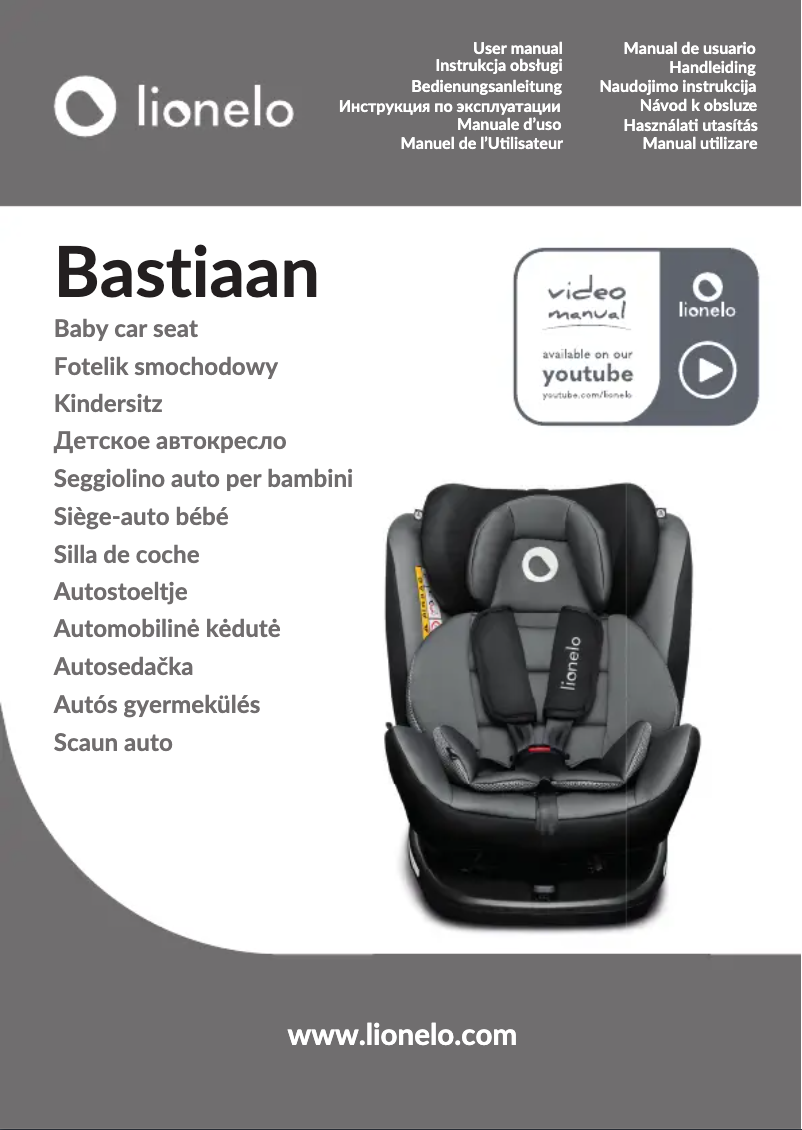 Page 1 de la notice Manuel utilisateur Lionelo Bastiaan