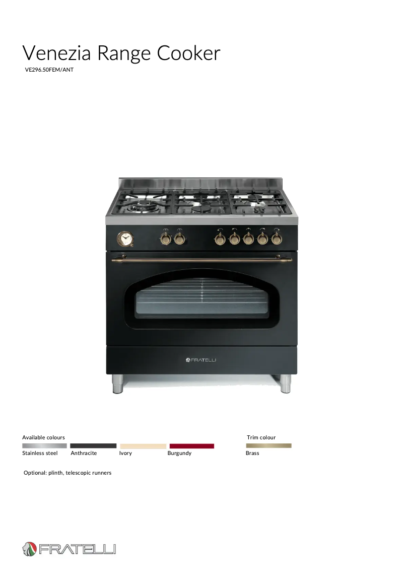Page n°1 - Fiche technique Fratelli VE29650FEMANT