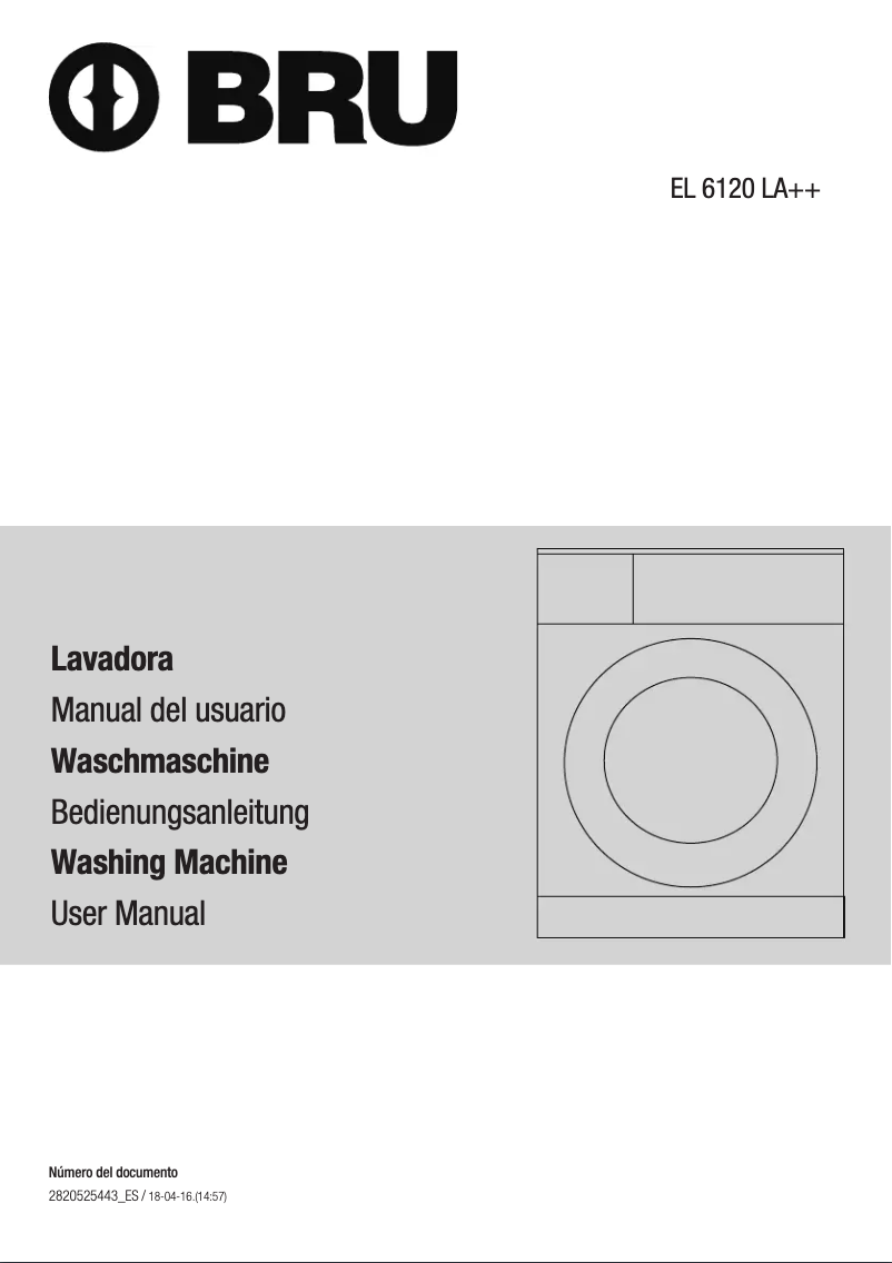 Imagen de la primera página del manual del dispositivo EL 6120 LA++