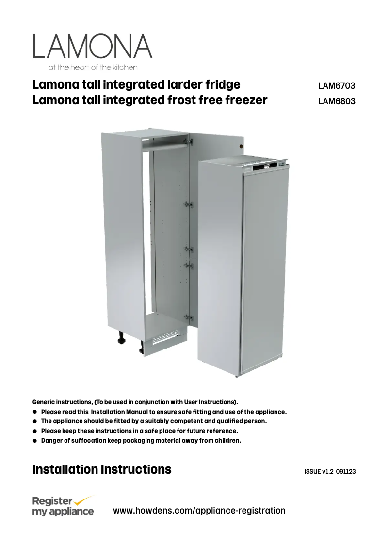 Image de la première page du manuel de l'appareil LAM6803