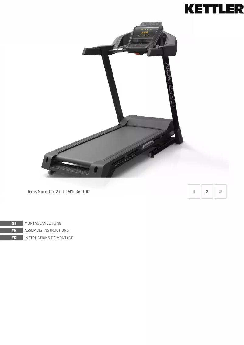 Página 1 del manual Manual de usuario Kettler Sprinter 2.0