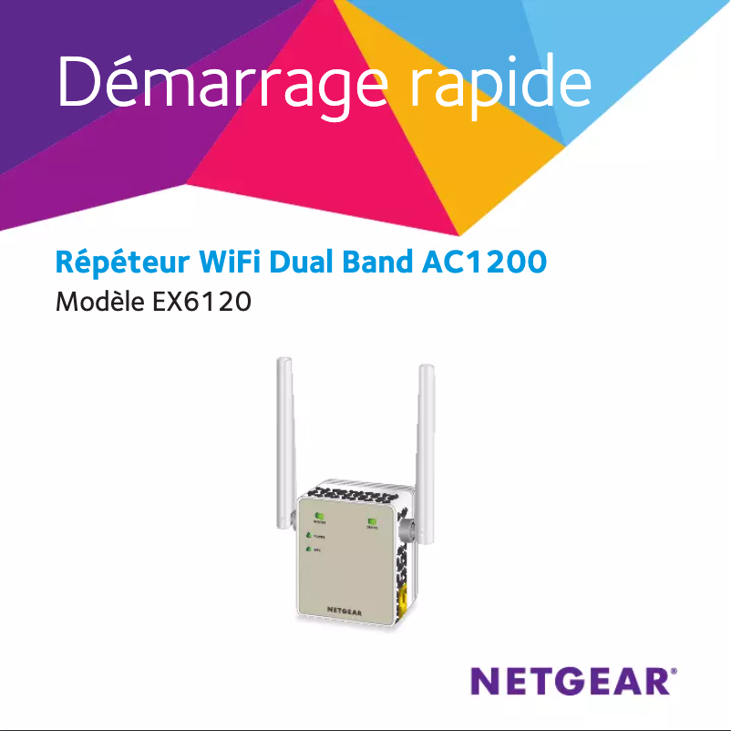 Page n°1 - Guide d'installation Netgear EX6120