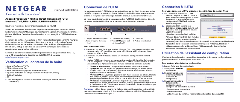 Image de la première page du manuel de l'appareil UTM10