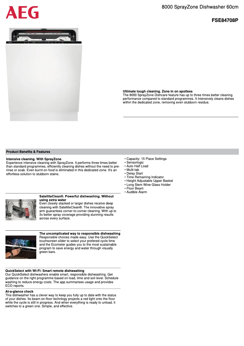 Image de la première page du manuel de l'appareil FSE84708P