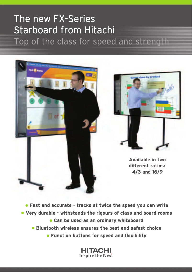 Page 1 de la notice Brochure Hitachi FX-63