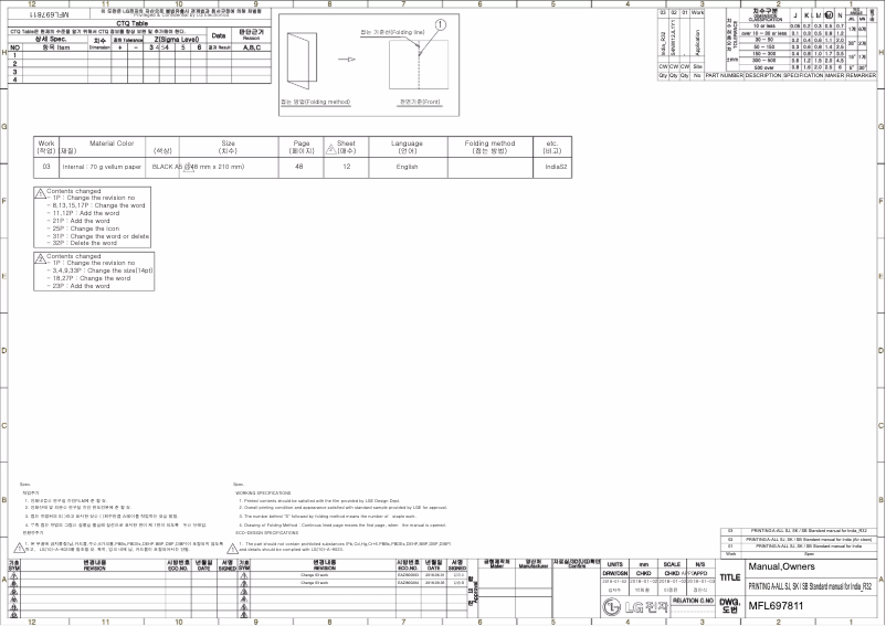 Page 1 de la notice Manuel utilisateur LG KSUH18DNYD