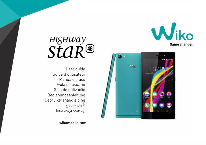 Page 1 de la notice Manuel utilisateur Wiko Star