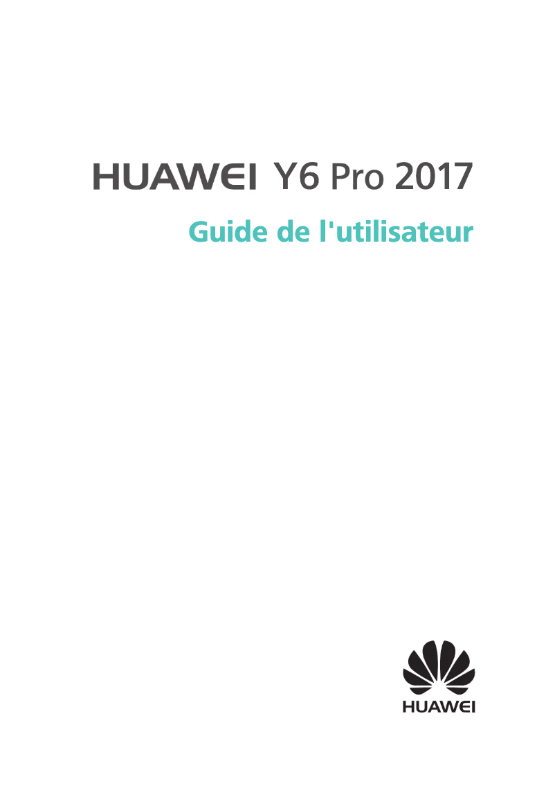 Page 1 of the manual User Manual Huawei Y6 Pro