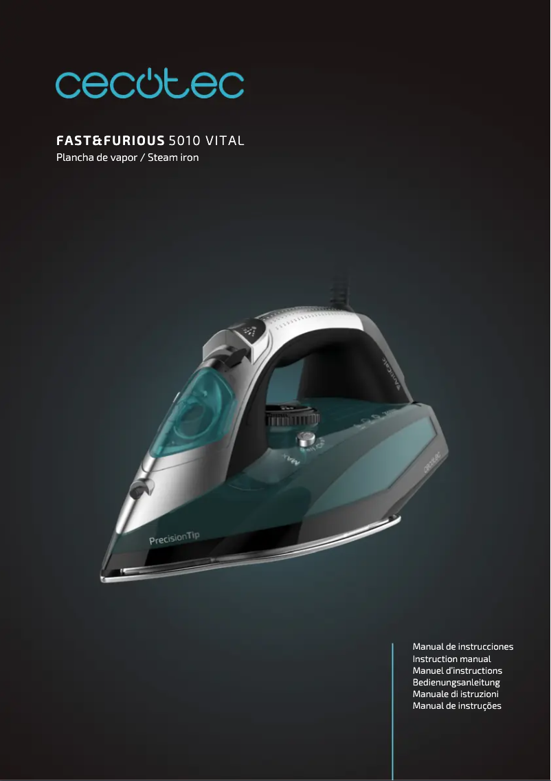 Page 1 de la notice Manuel utilisateur Cecotec Fast&Furious 5010 Vital