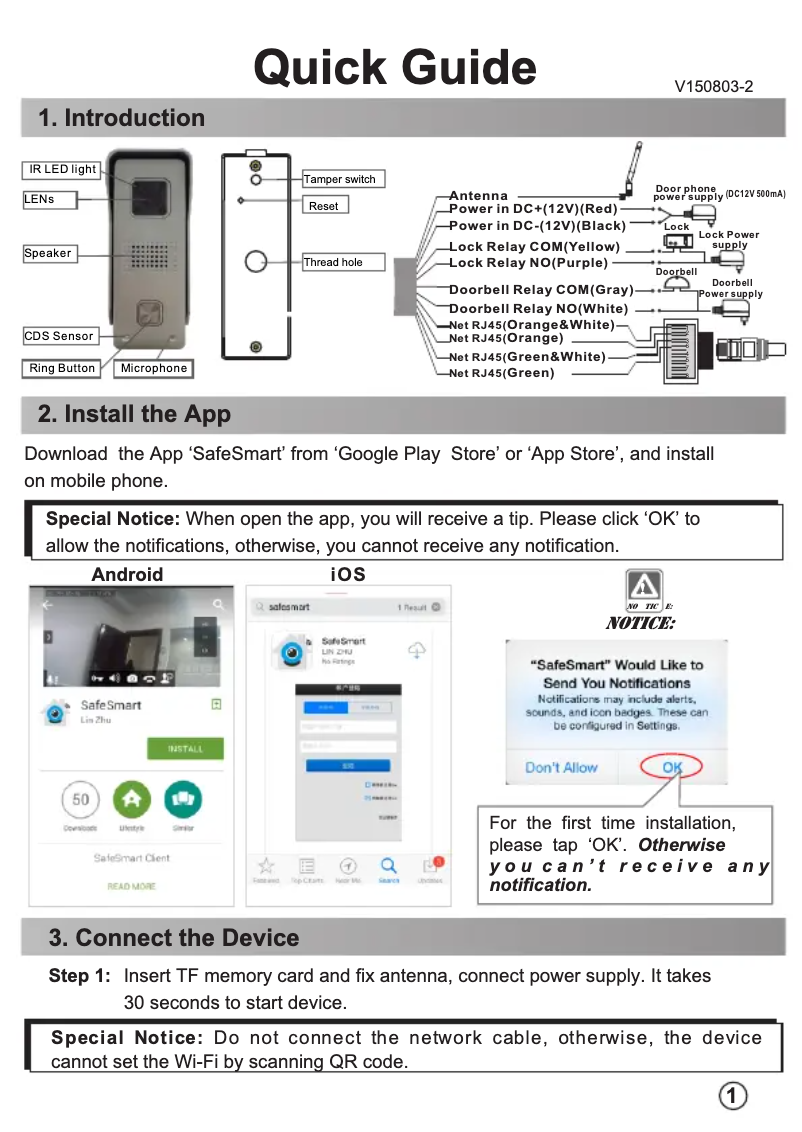 Page n°1 - Manuel utilisateur Monacor DVA-110