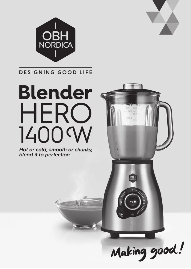 Page 1 de la notice Manuel utilisateur OBH Nordica Hero 6700