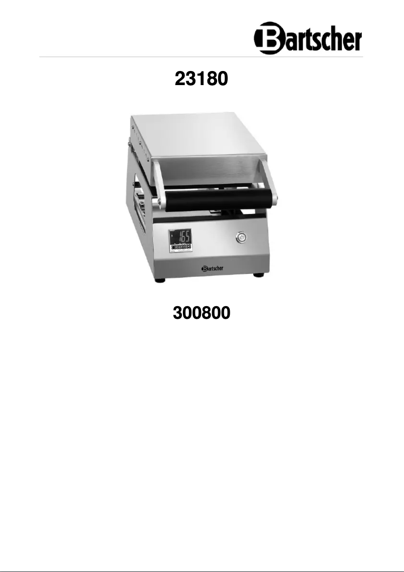 Image de la première page du manuel de l'appareil 23180