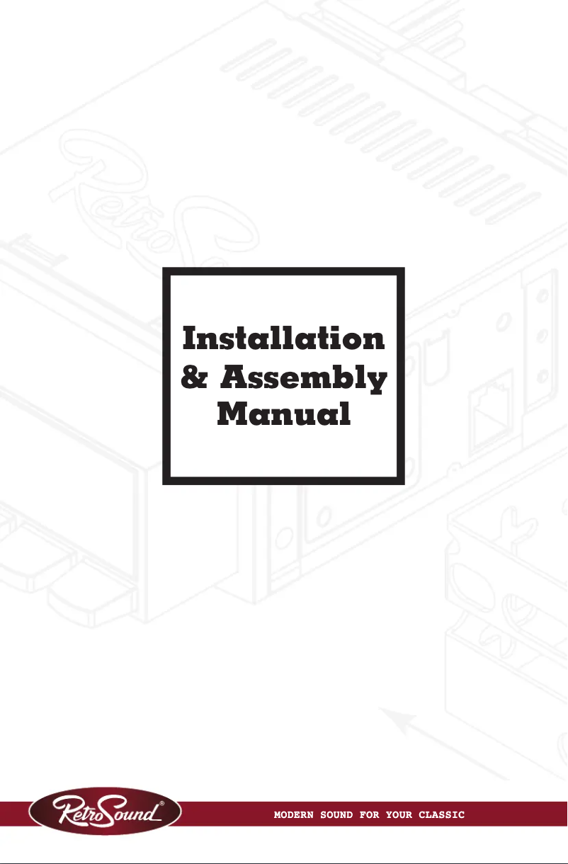 Page n°1 - Manuel utilisateur RetroSound Motor 1