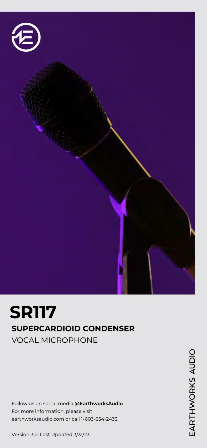 Image de la première page du manuel de l'appareil SR117