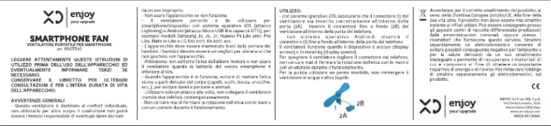 Page 1 de la notice Manuel utilisateur XD GTD10