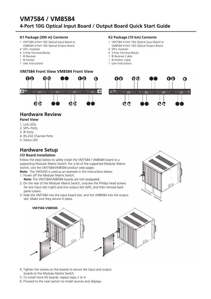 Image de la première page du manuel de l'appareil VM8584