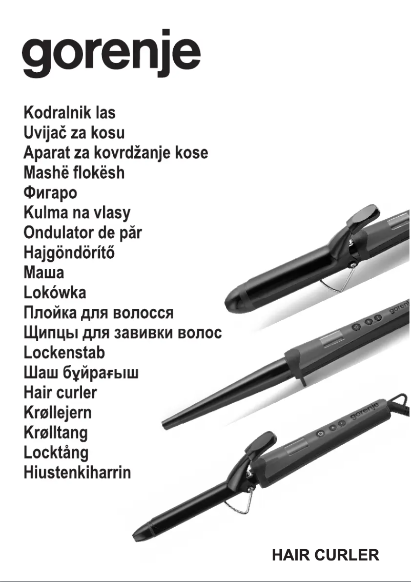 Página 1 del manual Manual de usuario Gorenje HC10GD