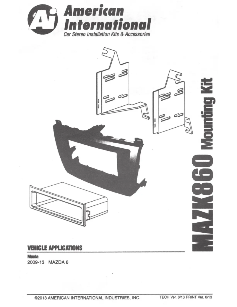 Page n°1 - Manuel utilisateur American International MAZK860