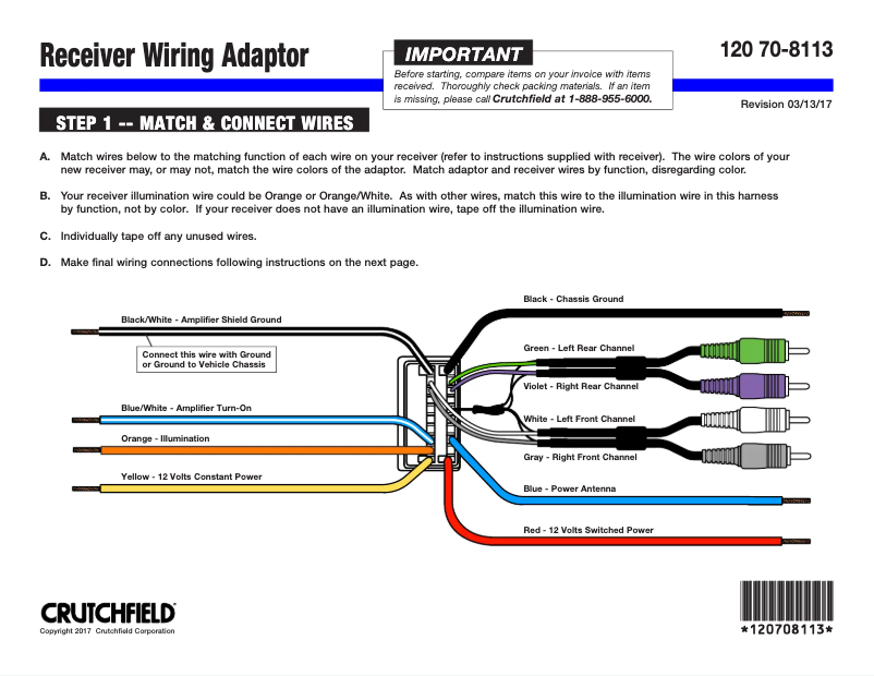 Page n°1 - Mode d'emploi Metra 70-8113
