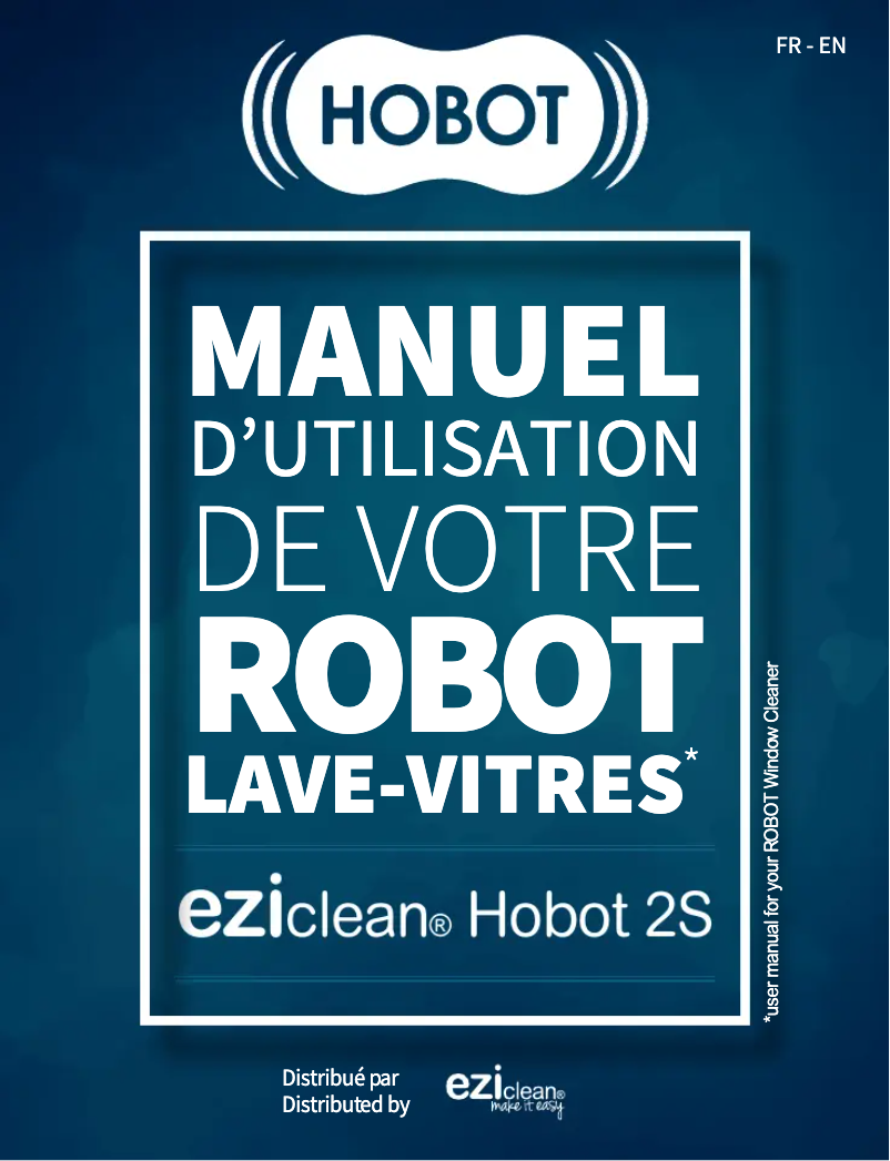Page 1 de la notice Manuel utilisateur EZIclean Hobot 2S