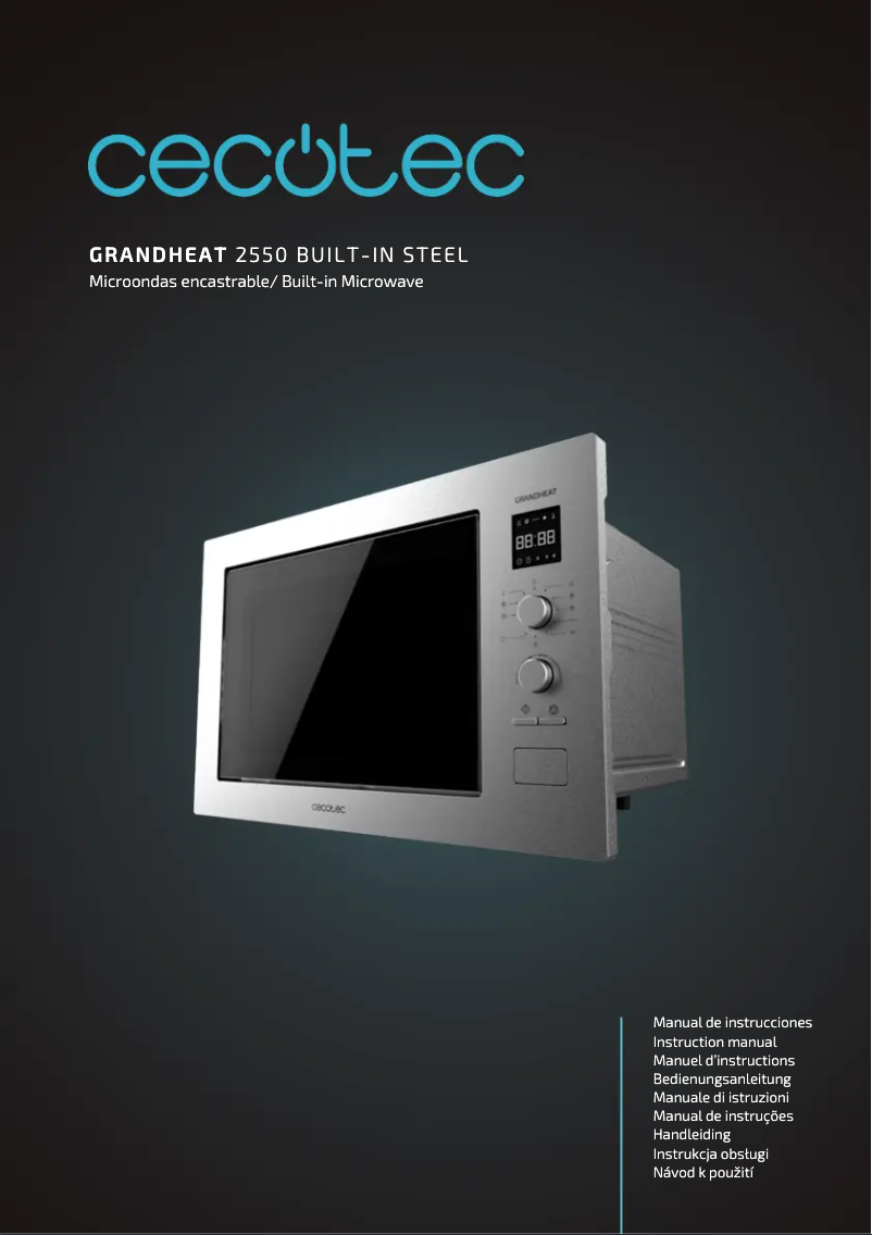 Page n°1 - Manuel utilisateur Cecotec GrandHeat 2550 Built-in