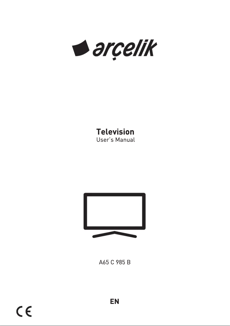 Page n°1 - Manuel utilisateur Arçelik A65 C 985 B