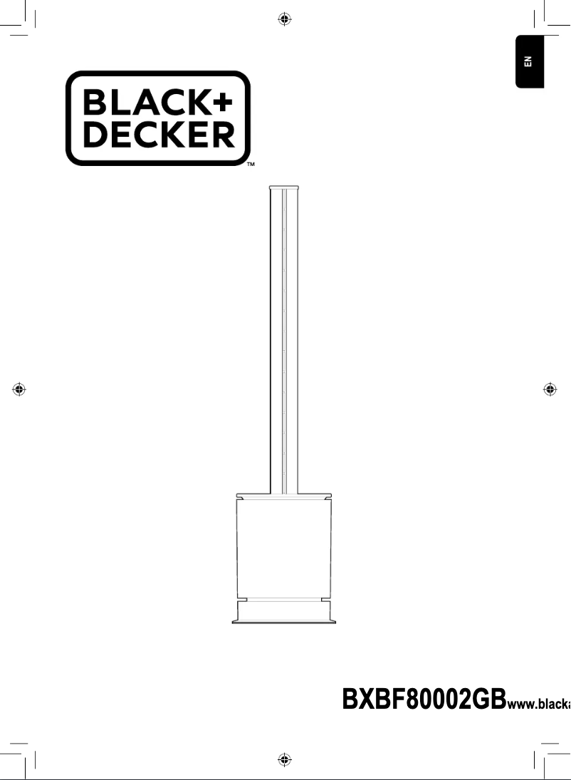 Page n°1 - Manuel utilisateur Black & Decker BXBF80002GB