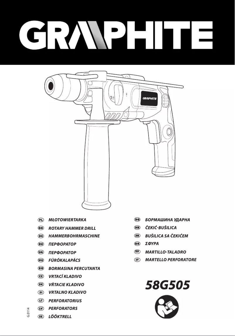 Page n°1 - Manuel utilisateur Graphite 58G505