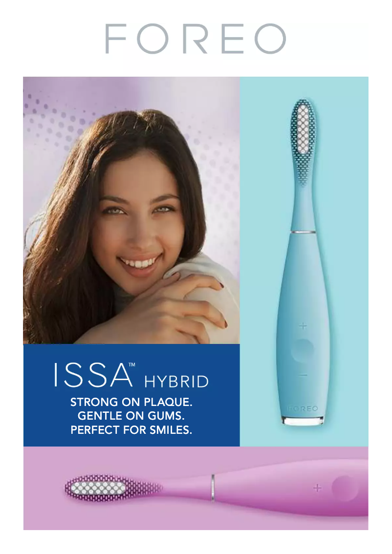 Page 1 de la notice Manuel utilisateur Foreo ISSA Hybrid