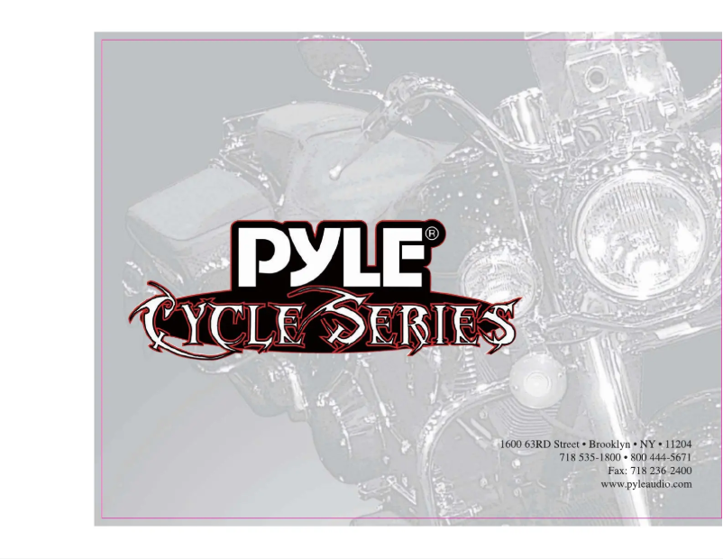 Page 1 de la notice Manuel utilisateur Pyle PLBKA60BK