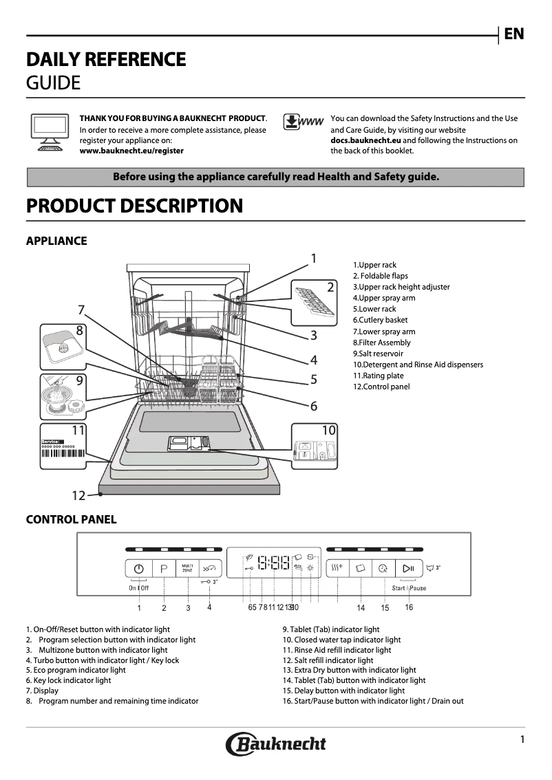 Image de la première page du manuel de l'appareil BFO 3T332 A