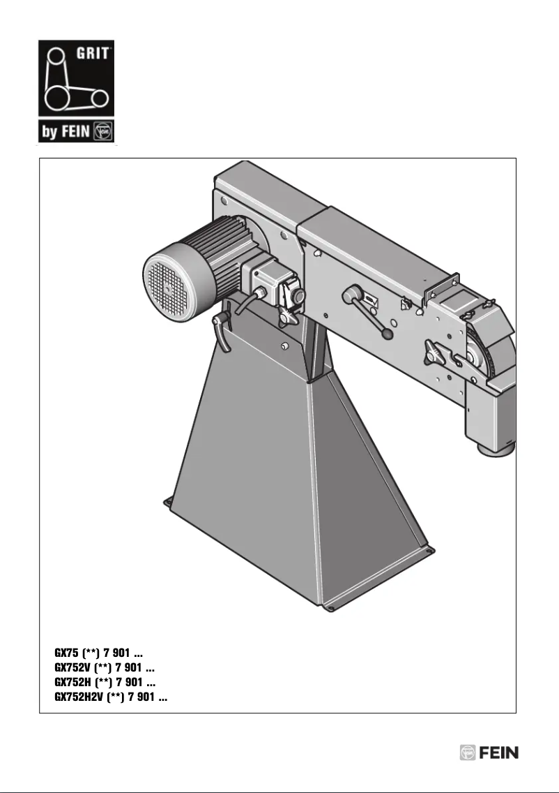 Page n°1 - Manuel utilisateur Fein GRIT GX 75