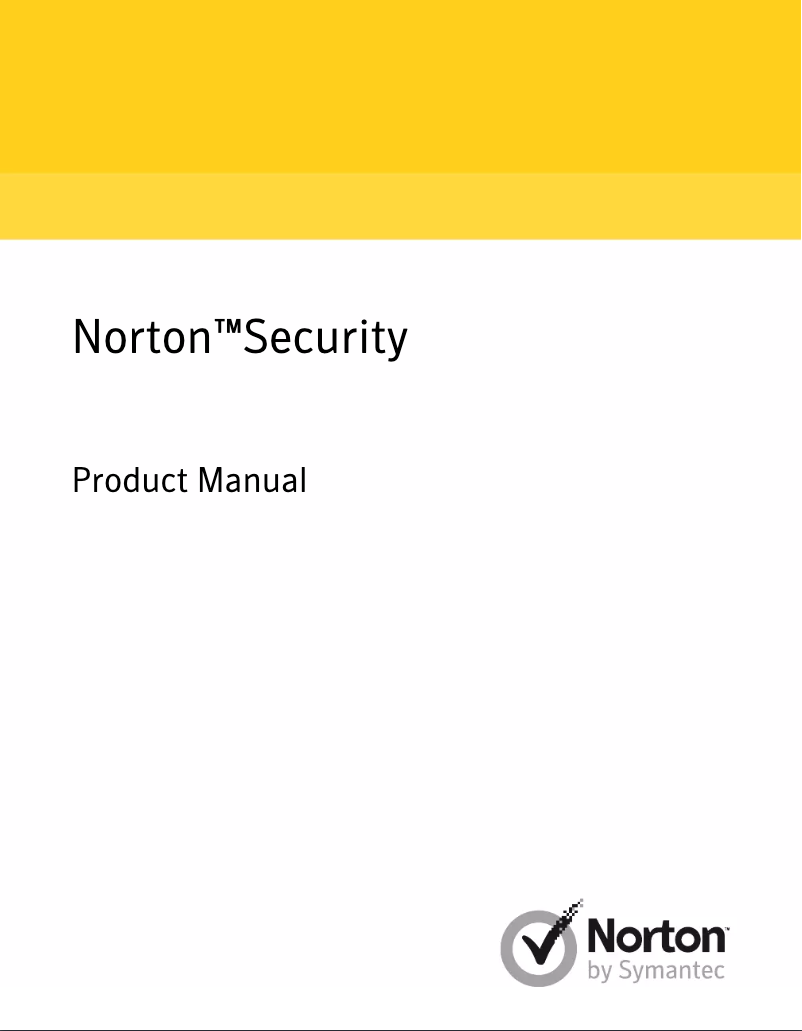 Page 1 de la notice Manuel utilisateur Symantec - Norton Security Deluxe 3.0