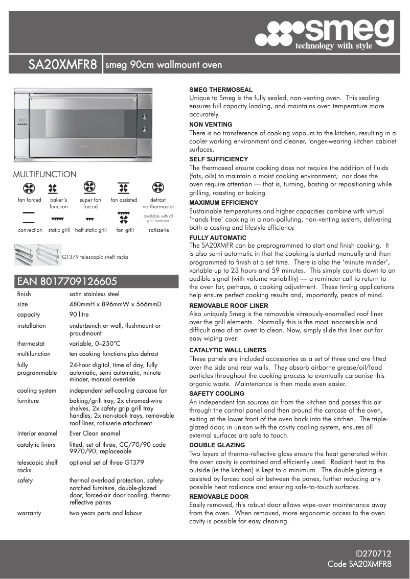 Image de la première page du manuel de l'appareil SA20XMFR8