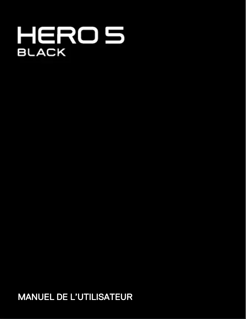 Página 1 del manual Manual de usuario GoPro HERO 5 Black