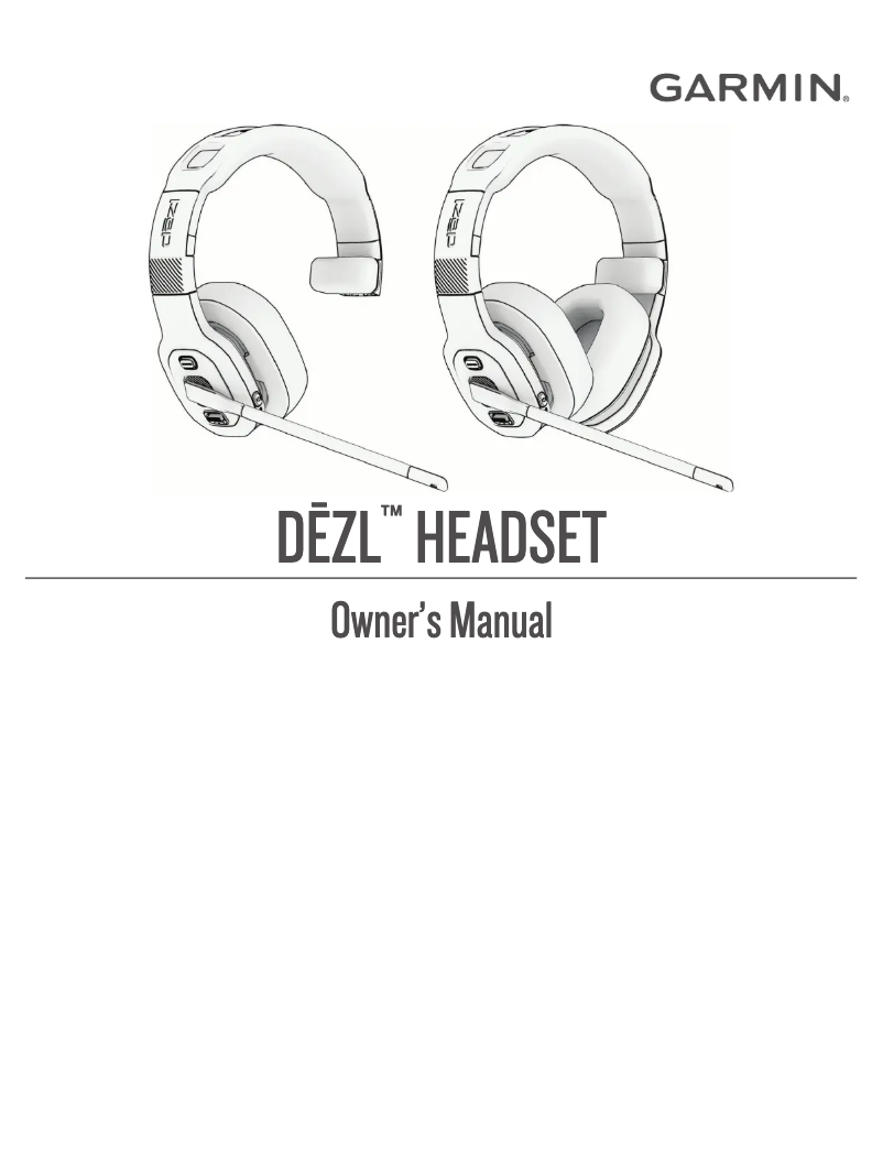 Image de la première page du manuel de l'appareil DEZL Headset 100