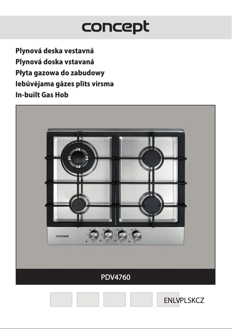 Page 1 of the manual User Manual Concept PDV4760