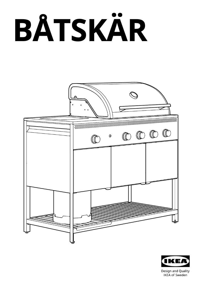 Página 1 del manual Manual de usuario Ikea BÅTSKÄR 205.533.87