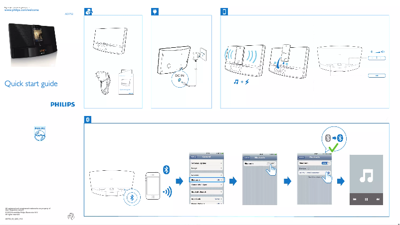 Image de la première page du manuel de l'appareil AD752