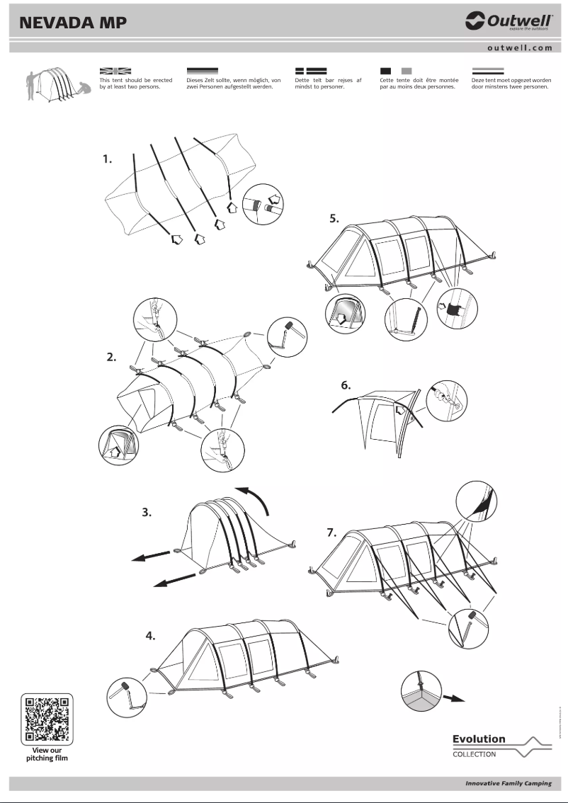 Imagen de la primera página del manual del dispositivo Evolution Nevada MP