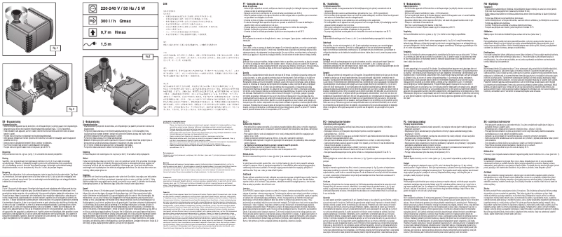 Page n°1 - Manuel utilisateur Pontec PondoCompact 300