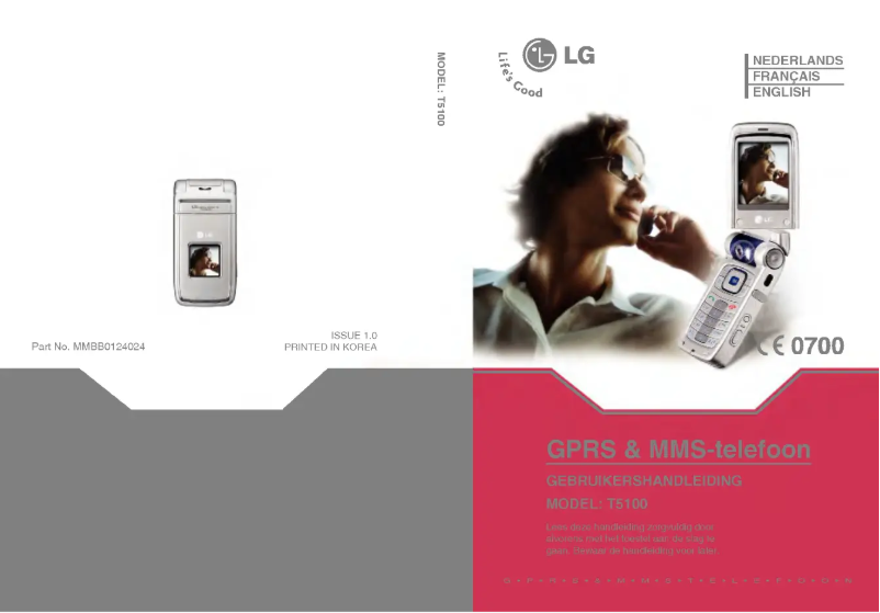 Page n°1 - Manuel utilisateur LG T5100