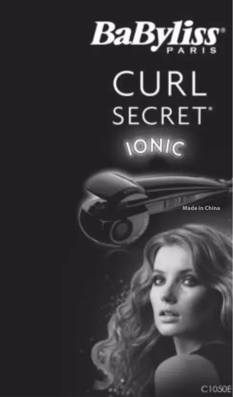 Page 1 de la notice Manuel utilisateur BaByliss Curl Secret C1050E
