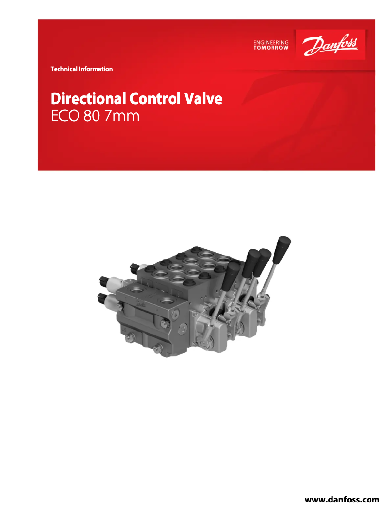 Page 1 de la notice Manuel utilisateur Danfoss ECO 80