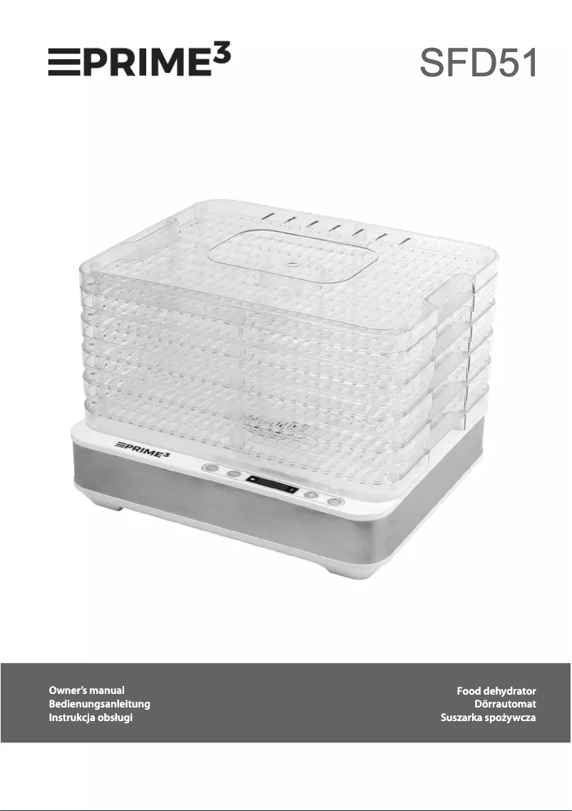 Image de la première page du manuel de l'appareil SFD51