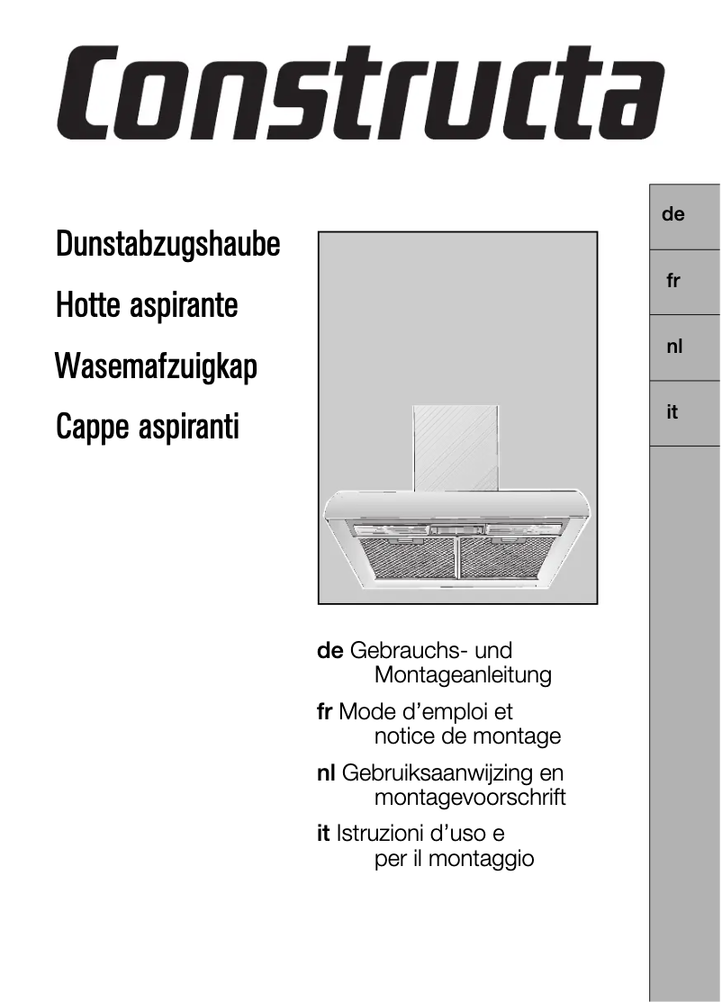 Image de la première page du manuel de l'appareil CD639050